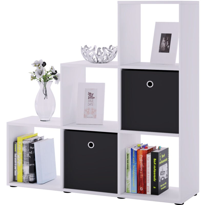 Ebuy24 - Stand Treppenregal Regal 6 Fächer Nitas