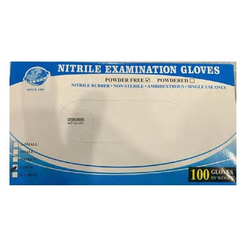 Nitrilhandschuhe Größe L Box -100u- Box