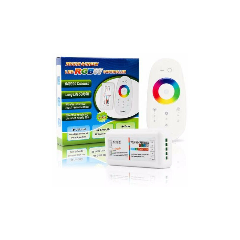 Controller rgbw 12-24Vdc 10Amp Max 2,4Ghz Mit Controller