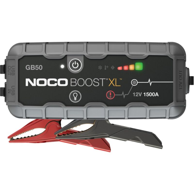 Noco - Boost xl GB50, Starter de UltraSafe 1500A 12V Batterie, Ladegerät de Professioneller Booster und Kabel de Starter de Benzin Auto de bis zu 7