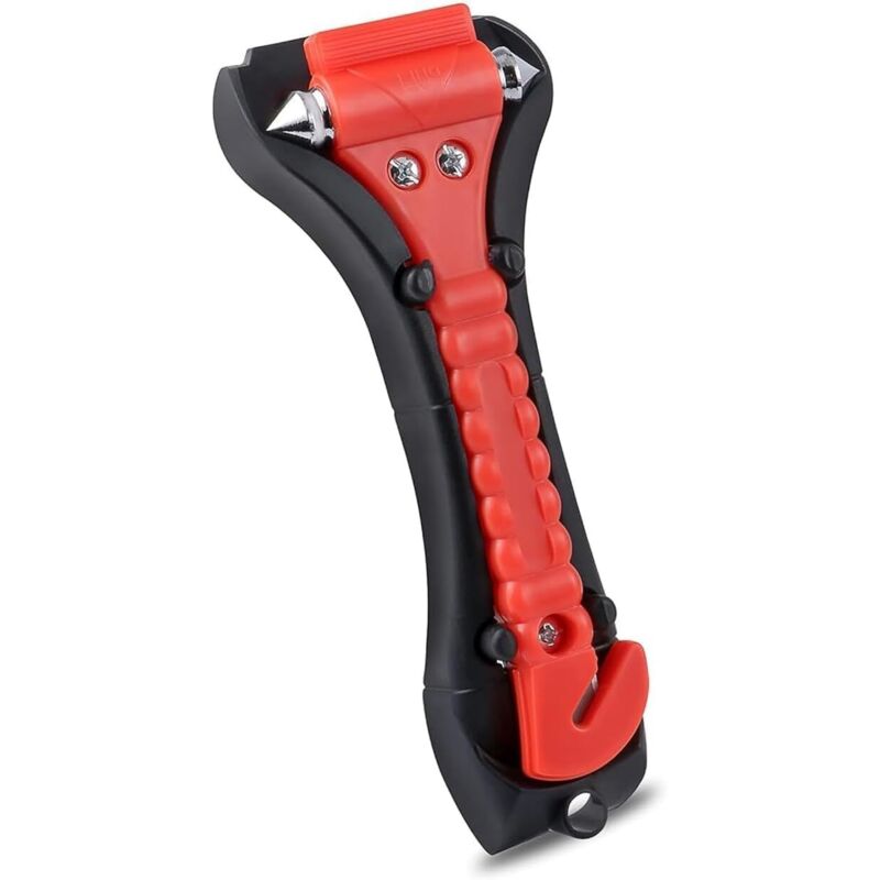 Notfallhammer für Auto, Sicherheitsgurt-Cutter, Auto-Sicherheits-Hammer, Notfallhammer mit Auto-Fensterbrecher und Sicherheitsgurt-Cutter für Auto,