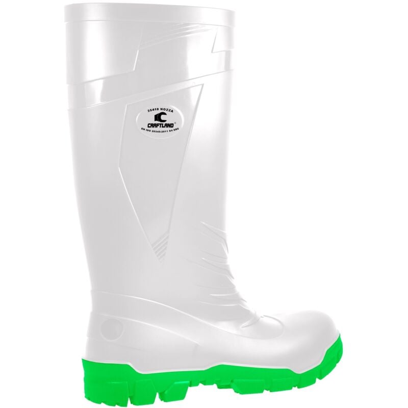Gr .39 NOZZA PVC-STIEFEL weiß NOZZA PVC-BOOT