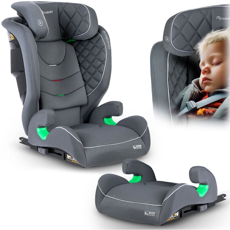 Nukido Louis Autositz grau 15-36 kg ISOFIX