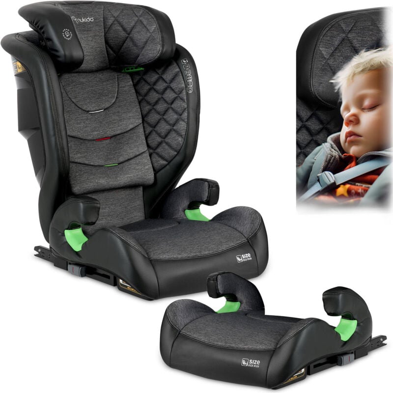 Nukido Louis Autositz schwarz und grau 15-36 kg ISOFIX