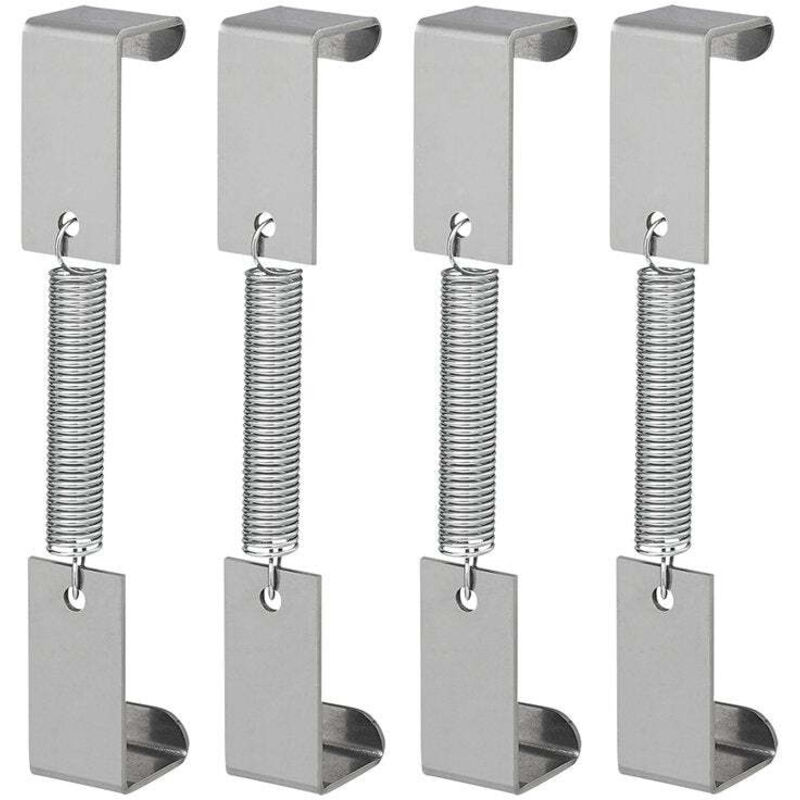 Nummernschildklemme mit feder - satz a 4 stuck