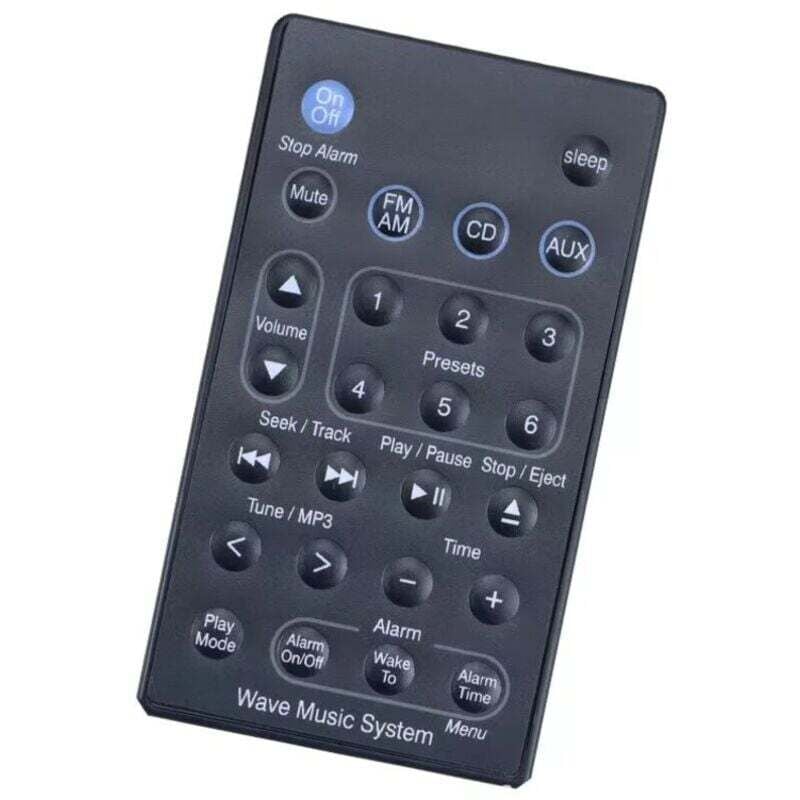 Nuovo telecomando sostitutivo KZQ per soundbar compatibile con il sistema radio/CD Bose Wave Music System AWRCC1 AWRCC2