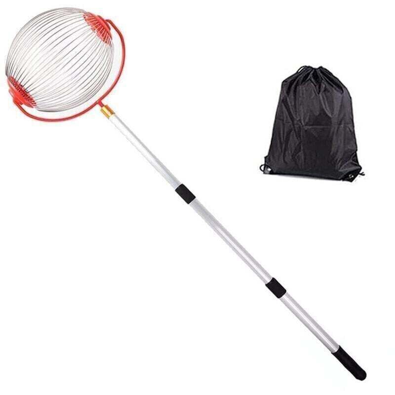 Nuss-, Kastanien- und Flusskrebse-Sammler, Kastanien- und Flusskrebse-Sammlerwalze, Nuss- und Flusskrebse-Sammlerwalze mit verstellbarem langen Griff