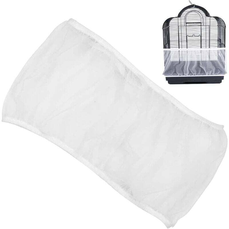 Nylon-Vogelkäfignetz, Schutznetz für Vogelkäfige, Netz-Vogelkäfig, universell verstellbare Belüftung, staubdichter Sicherheitsschutz für Ziervögel