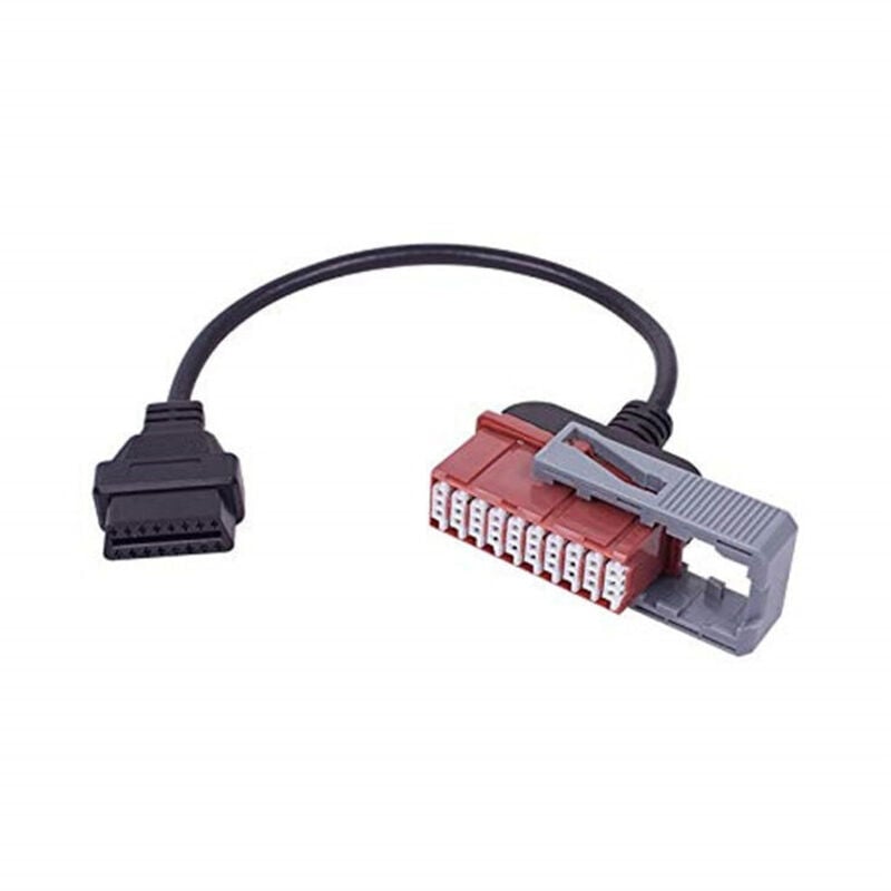 OBD2 - 30Pin auf 16Pin Adapterkabel für OBD-Diagnosegerät passend für ältere Modelle Peugeot, Citroen, Groupe psa 30Pin Stecker