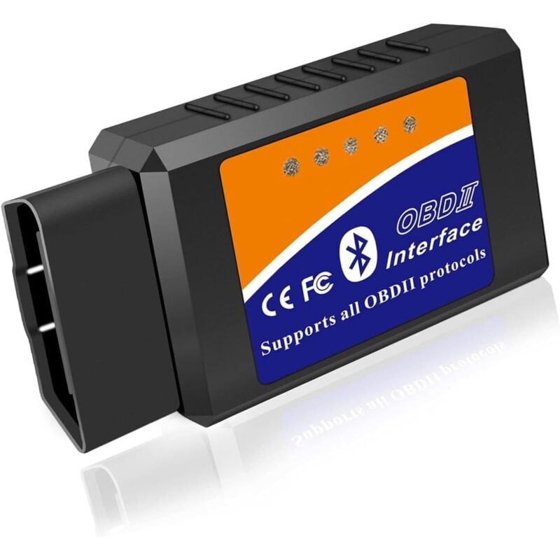 OBD2 Bluetooth Adapter für Android Windows, Auto Diagnosegerät OBD Adapter für Alle OBDII Protokoll Fahrzeuge für Auto Diagnosegerät OBD Adapter für
