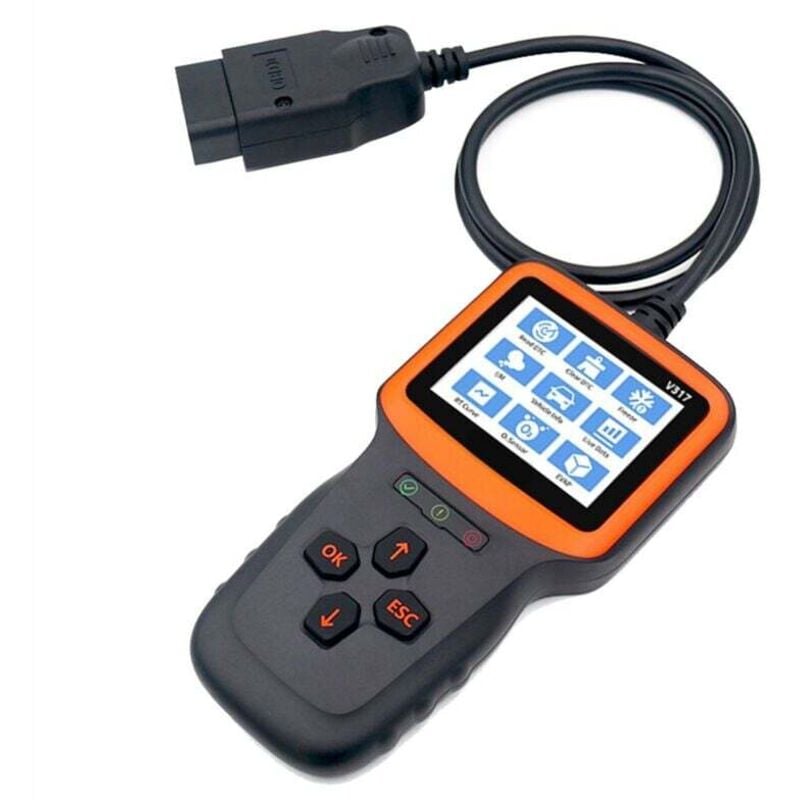 OBD2-Kfz-Diagnosegerät: Motorfehlercodes lesen, löschen, erkennen und zurücksetzen