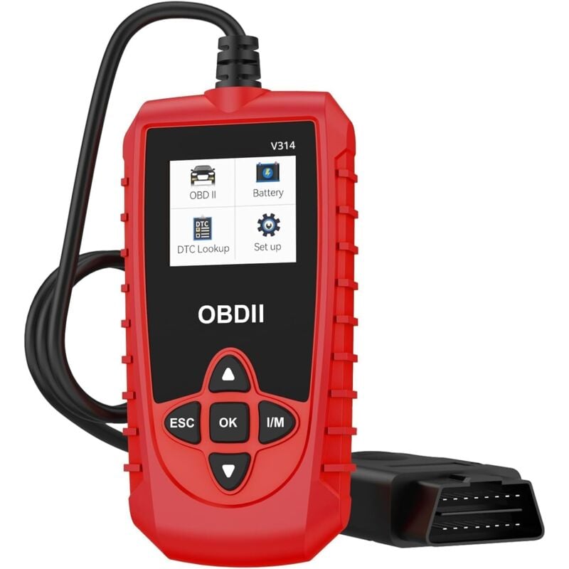 OBD2-Scanner, OBDII-Codeleser, Kfz-Diagnosegerät, Fehlercode-Finder (DTC), OBDII/EOBD/CAN-Diagnosegerät für Fahrzeuge ab Baujahr 1996,