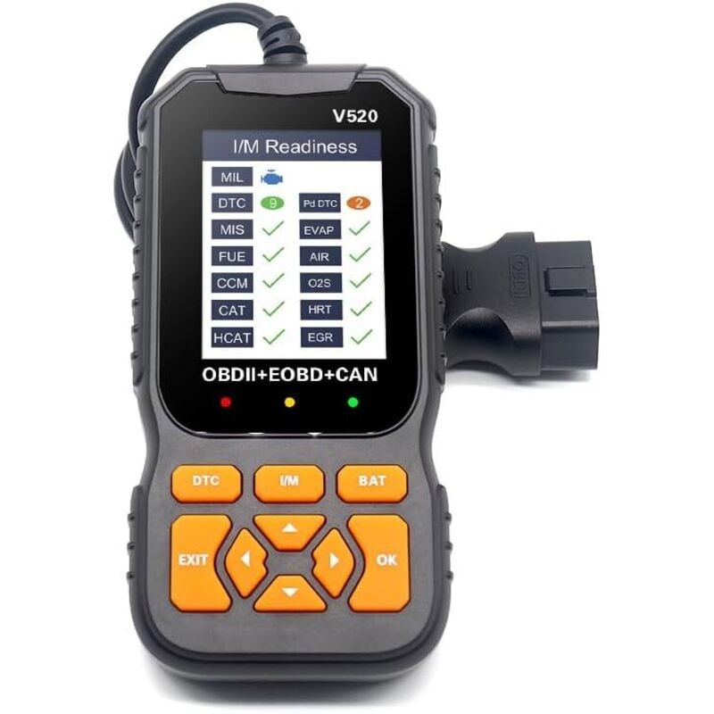 OBD2 V520 Kfz-Diagnosegerät – Fehlercode-Löschung – Motordiagnose – Cloud-Druck – 10 Sprachen werden unterstützt – Kompatibel mit allen