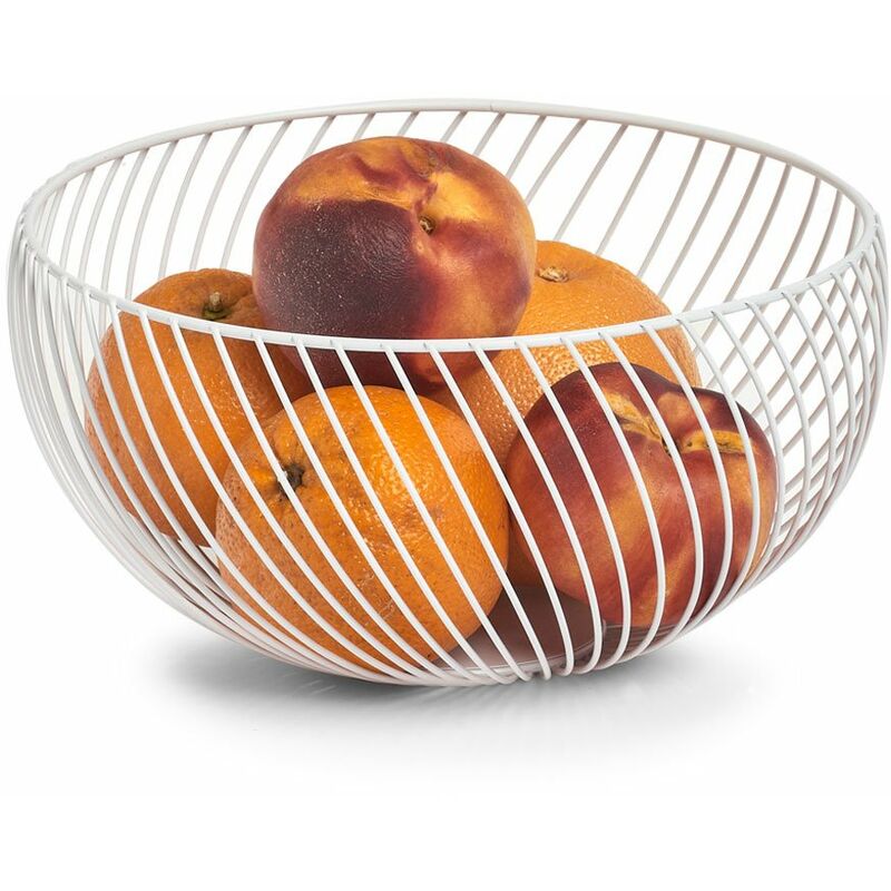 Obstkorb aus Metall, ø 26,5 cm, rot Zeller Zeller