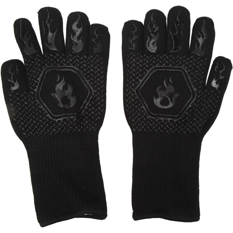 Ofen-/Mikrowellen-Ofenhandschuhe, robuste Küchen-Ofenhandschuhe für Grill, große Grills, feuerfestes Silikon für Backofen, Grill, Kochen, Küche,