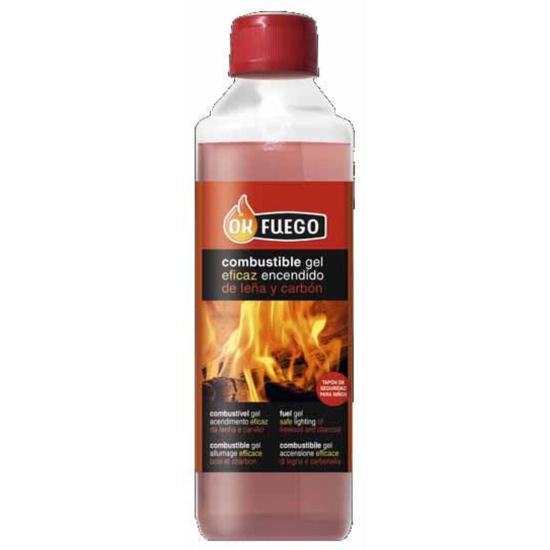 Ok Fuego' Gel-Kraftstoff für die Zündung 500 ml - Flower