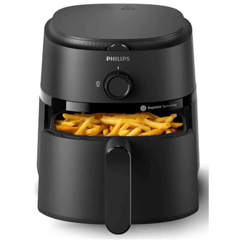 Philips - lfreie fritteuse 0,8 kg 1500 w schwarz NA120/00