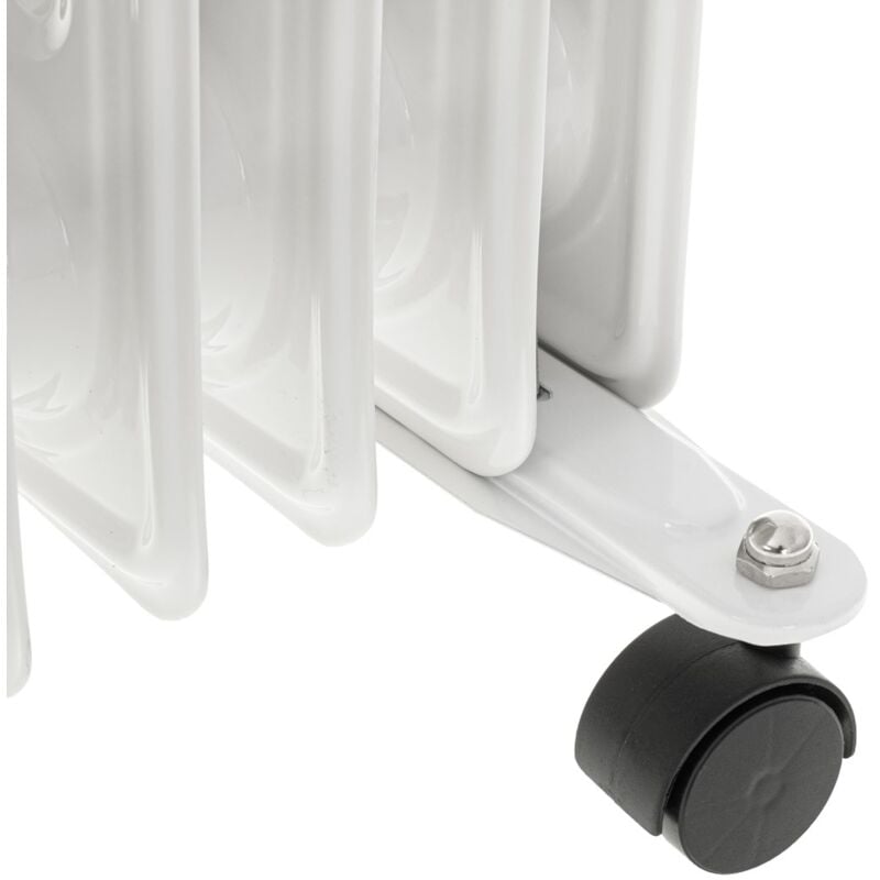 Adler - ad 7816 Elektro-Heizung für den Außenbereich White 2000 w Elektro-Öl-Heizung de