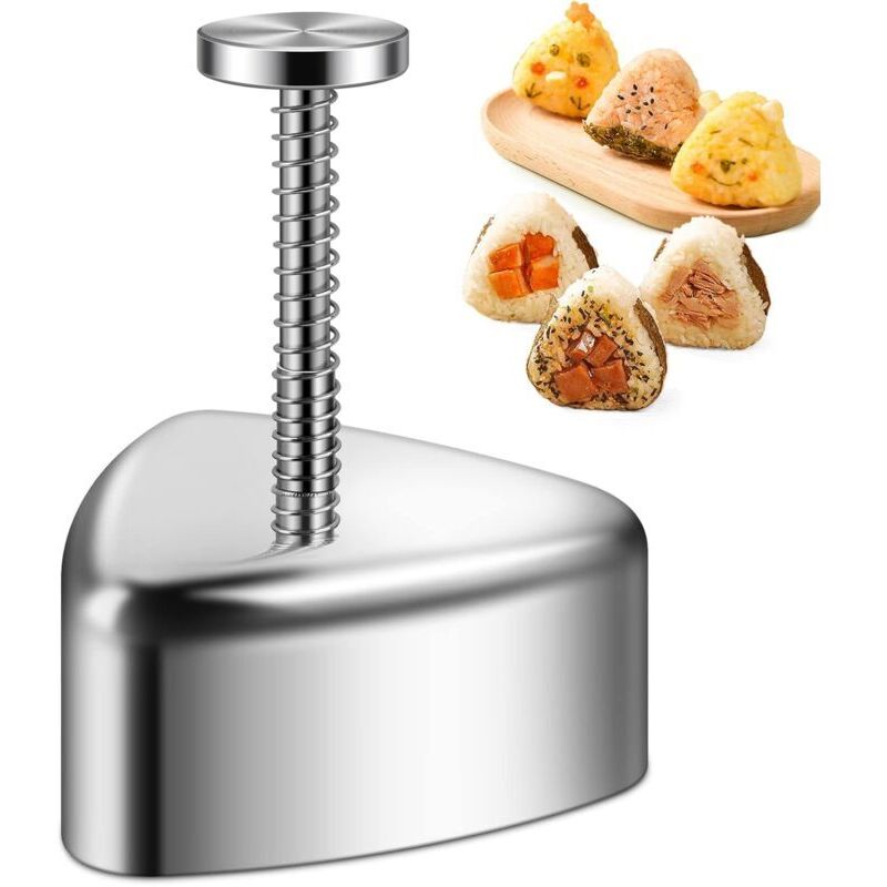 Onigiri-Sushi-Form, Reisbällchenform für Onigiri-Formpresse, dreieckige Küche, Bento-Sushi, Onigiri-Maker-Form für Onigiri, DIY-förmige Sushi-Form