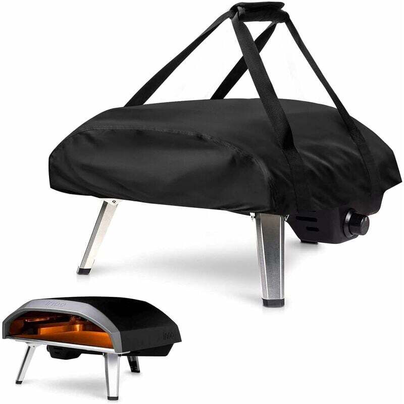 Ooni Koda 16 Pizzaofen-Abdeckung, wasserdicht und wetterfest, Tragetasche, Pizzaofen-Tragetasche - Schwarz (66 x 60 x 22 cm)