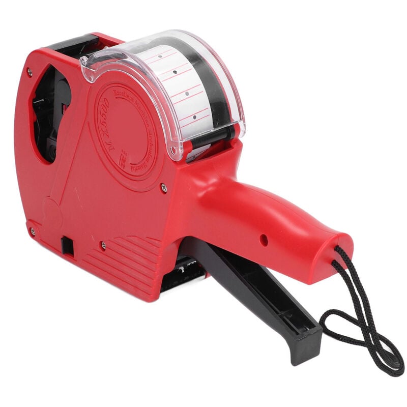 OPPWONG Etikettiergerät, 8-stellige manuelle Etikettiermaschine, Etikettendrucker, Preisauszeichnungsdrucker, Preisauszeichnungsetikettierer für