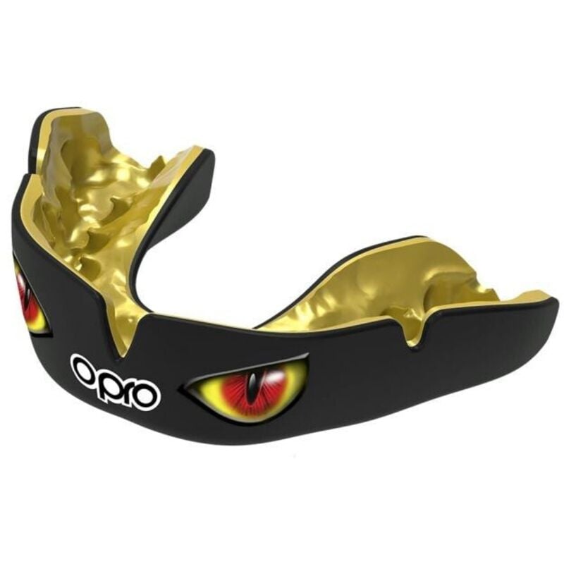 Opro Instant Custom Fit Mundschutz Augen Schwarz/Rot