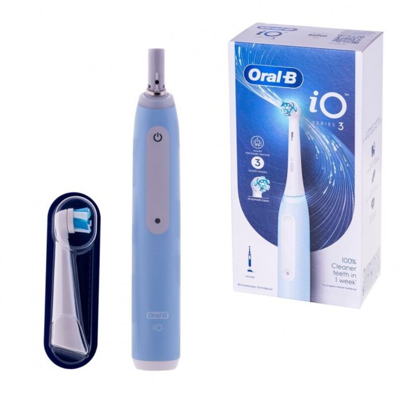 Oral-B IOSERIES3ICE Elektrische Zahnbürste Erwachsene Oszillierende Zahnbürste Blau
