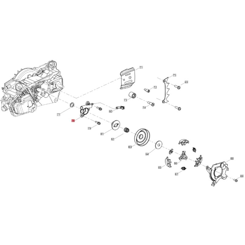 ORIGINAL BLUEBIRD Ölpumpe für Motorsäge CSP 270T - CSP 270TC CSP270T-78
