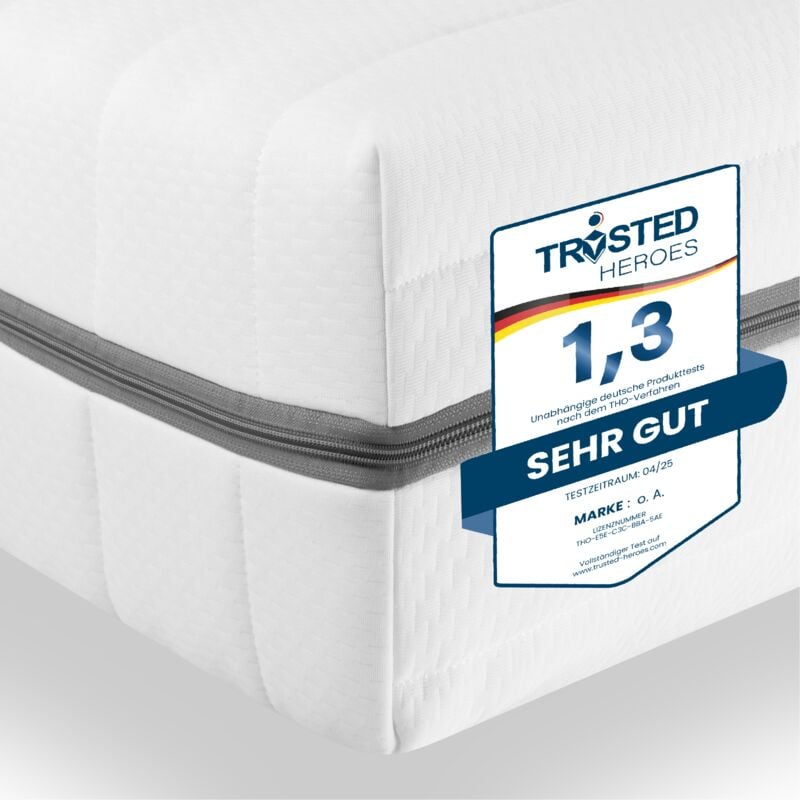Sleepneo - Orthopädische Kaltschaummatratze 18cm hoch - Matratze 200x200 mit 7 Liegezonen, Matratze H2 H3, Kaltschaummatratze 200x200 für jede