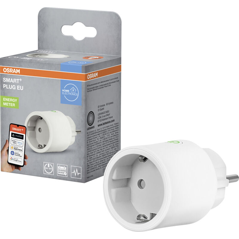 Osram Steckdose SMART+ WiFi Matter EU Weiß Steckdose