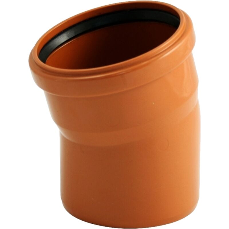 Stabilo-sanitaer - kg Bogen DN125 15° Rohr Winkel kgb pvc Rohrbogen Abwasserrohr