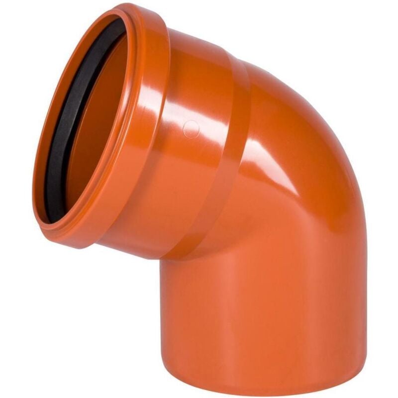 Stabilo-sanitaer - kg Bogen DN125/67° Rohr kgb 125mm Rohrbogen Abwasserrohr Kanalrohr