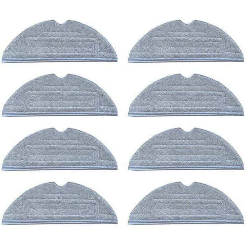 Outad® Wischmopp-Pads für Roborock S8/S7 S7+ T7 T7 Plus (8 Stück), XU, Reinigungstücher für Roborock S8, waschbare Reinigungstücher, 8 Stück - KZQ