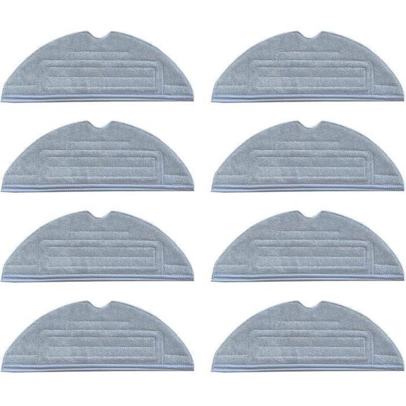 Outad® Wischmopp-Pads für Roborock S8/S7 S7+ T7 T7 Plus (8er-Pack), waschbare Reinigungspads für Roborock S8