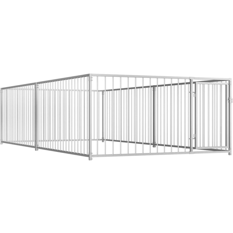 Outdoor-Hundezwinger 200×400×100 cm - Vidaxl