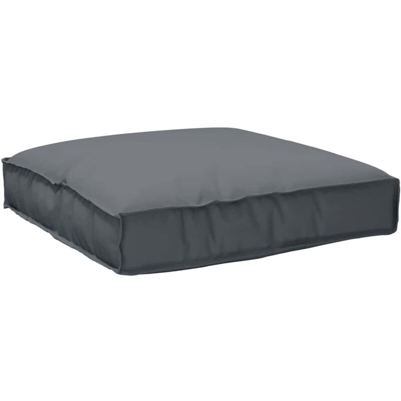 Palettenkissen für Sitzfläche Anthrazit 80 x 80 x 12 cm Vidaxl