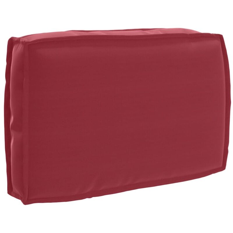 Palettenkissen für Rückenlehne Weinrot 60 x 40 x 12 cm Vidaxl