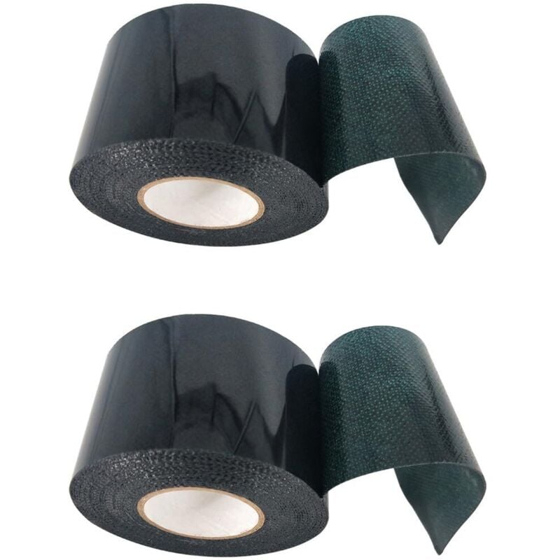 Pack mit 2 doppelseitigen Klebebändern für Kunstrasen, 50 mm x 5 m, Klebeband für Kunstrasen, grünes Klebeband für Kunstrasen, Klebeband für Rasen,