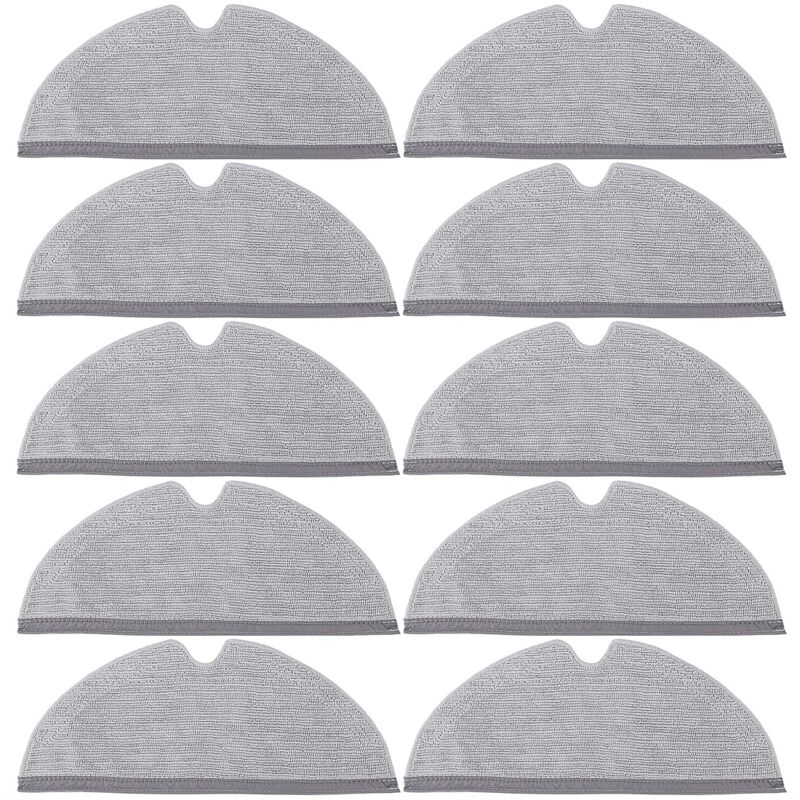 Packung mit 10 vollflächigen Reinigungsmatten, geeignet für die Xiaomi Mijia Saugroboter S5, S50, S51, S55, S6, S6 MAXV, S5 MAX, Q7 MAX, Q7 MAX+, Q8