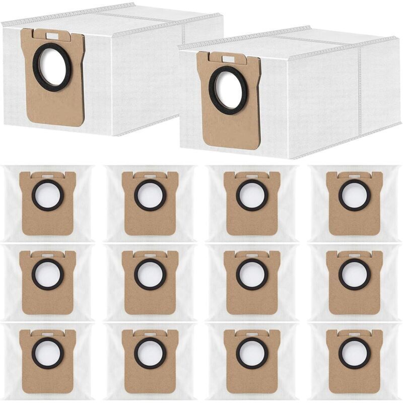 Packung mit 14 Staubsaugerbeuteln, kompatibel mit den Staubsaugern Dreame L10s Ultra / L10 Ultra / L20 Ultra / Xiaomi X10+ / Xiaomi X20+,
