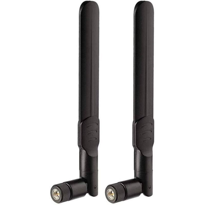 Linghhang - 2 Packungen 4G lte 3G gsm Antenne sma Stecker 8 dBi für Orange sfr Bouygues Telecom Free Mobile Huawei zte 4G lte Router Gateway Modem