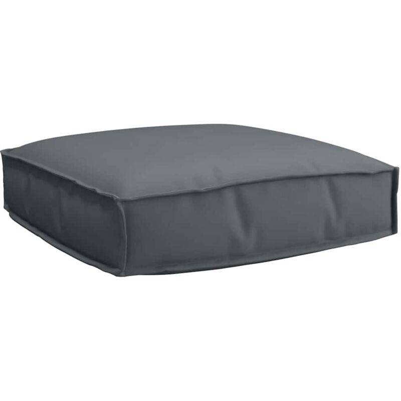 Palettenkissen für Sitzfläche Anthrazit 60 x 60 x 12 cm Vidaxl