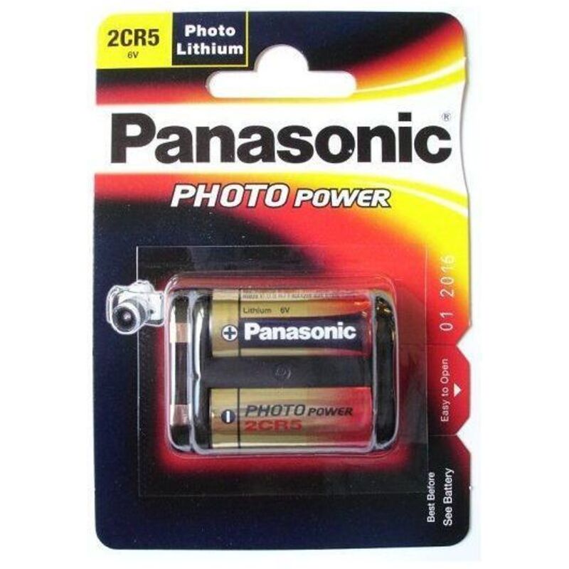 Lithium-Batterie 2CR5 6Vdc 1600mA Camcorder PANASONIC