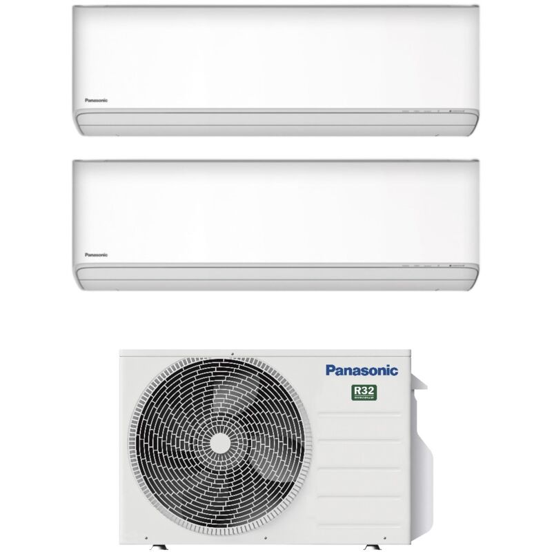 Panasonic - Dual Split Inverter-Klimagerät Serie Etherea Weiß 9+12 mit CU-2Z35TBE R-32 9000+12000 Weiß modell 2018