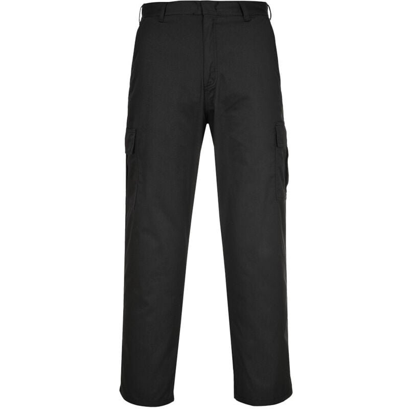 Schwarze Kampf-Hose Tall L - FR(46) - UK(36)