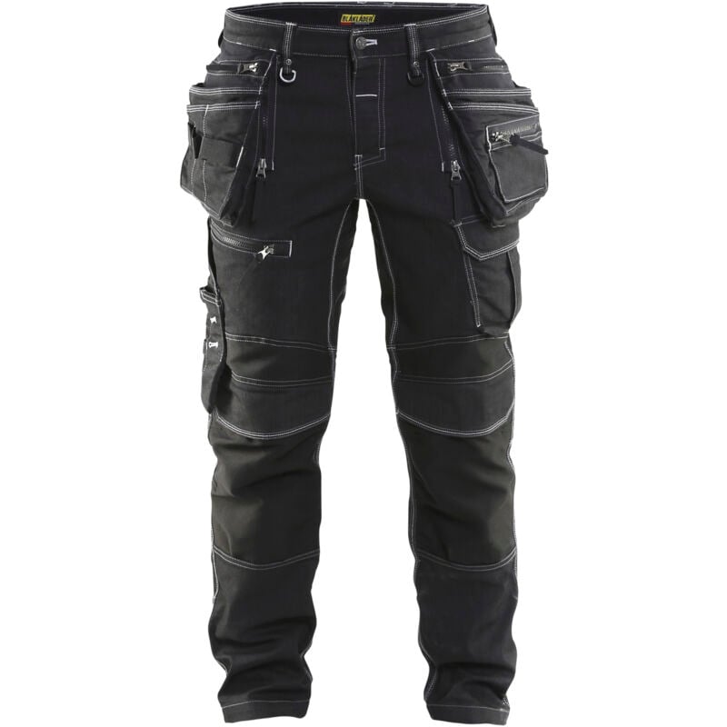 Arbeitshose X1900 Artisan Stretch 2D 1990 - Schwarz M - FR(42) - SE(C48) - Lang