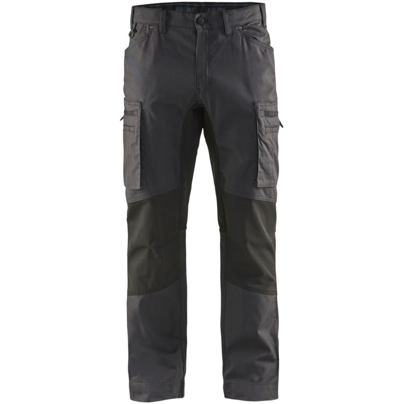 Blaklader - Blakläder Service Bundhose, dunkelgrau / schwarz, Konfektionsgröße 25 Grammatur 250