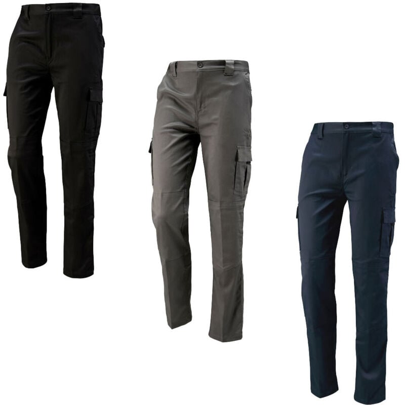 Neri Denver Winter Arbeitshose mit mehreren Taschen - S - Schwarze