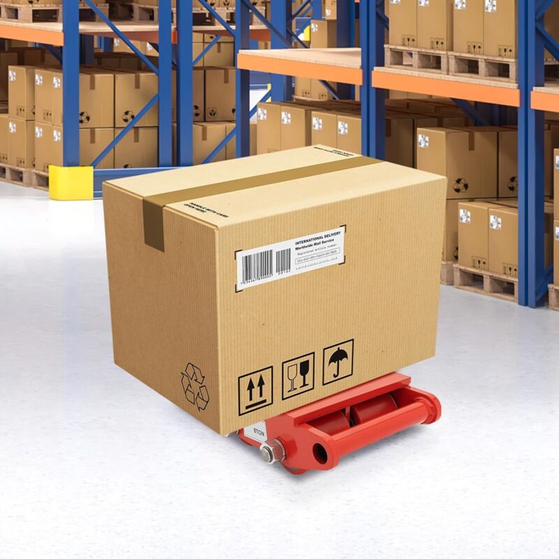 Panzerrollen 8T Transportfahrwerk Schwerlastrollen 360° Drehbar Transportroller mit 6 PU-Roller, Möbelroller Schwerlastrolle Möbeltransporthilfe für