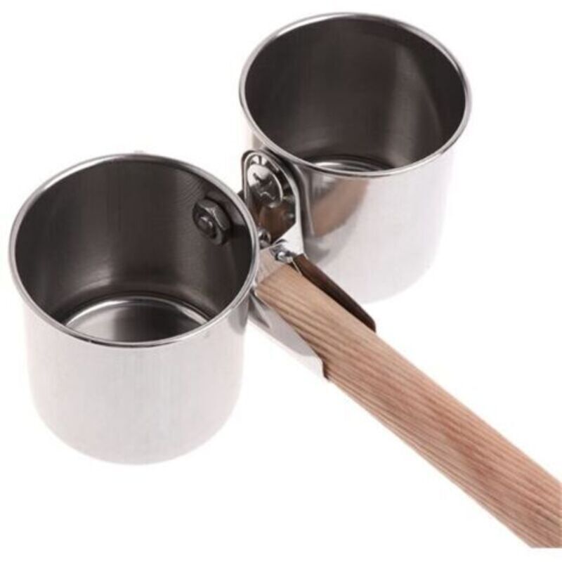 Papageien-Futternäpfe – Sehr robuster, feststehender Futternapf aus Edelstahl mit Clips für Vogelkäfigzubehör, Vogelfutterhaus für drinnen und draußen